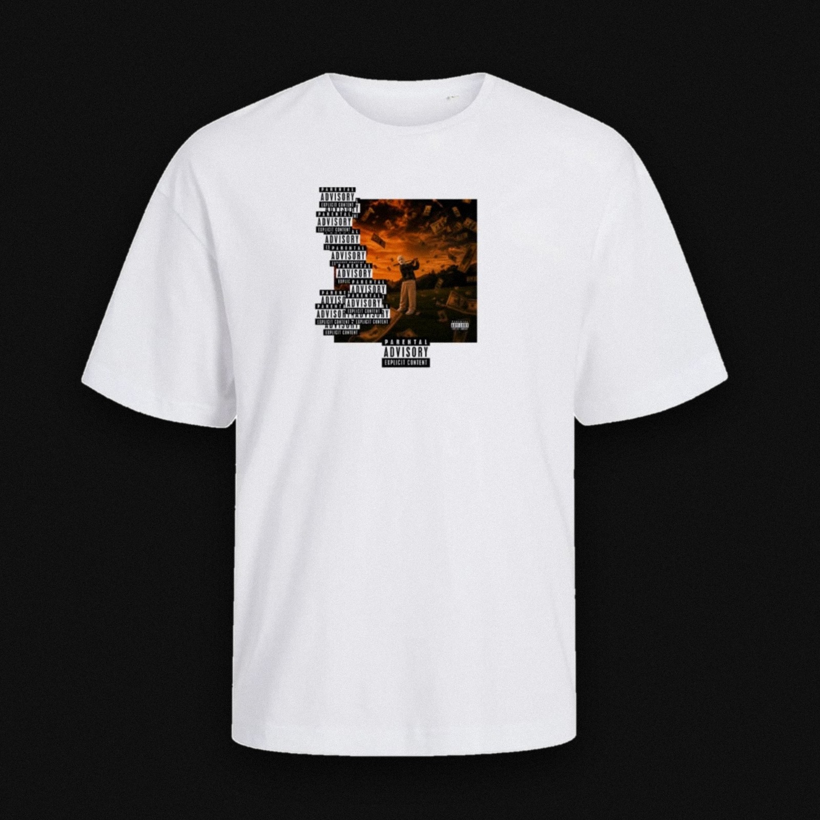 T-shirt Parental Advisory, face avant