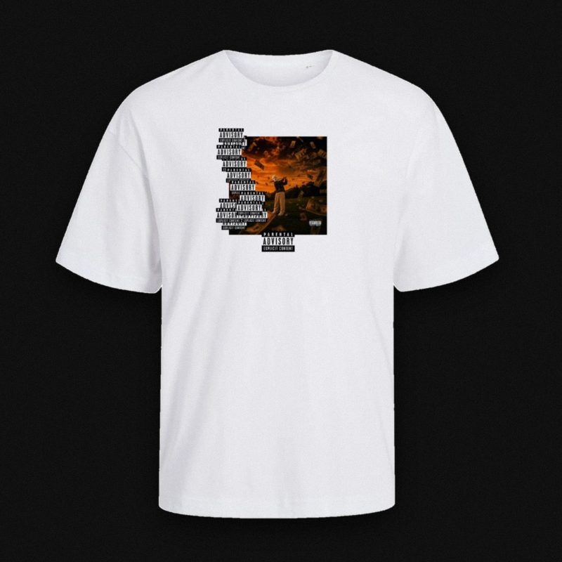 T-shirt Parental Advisory, face avant